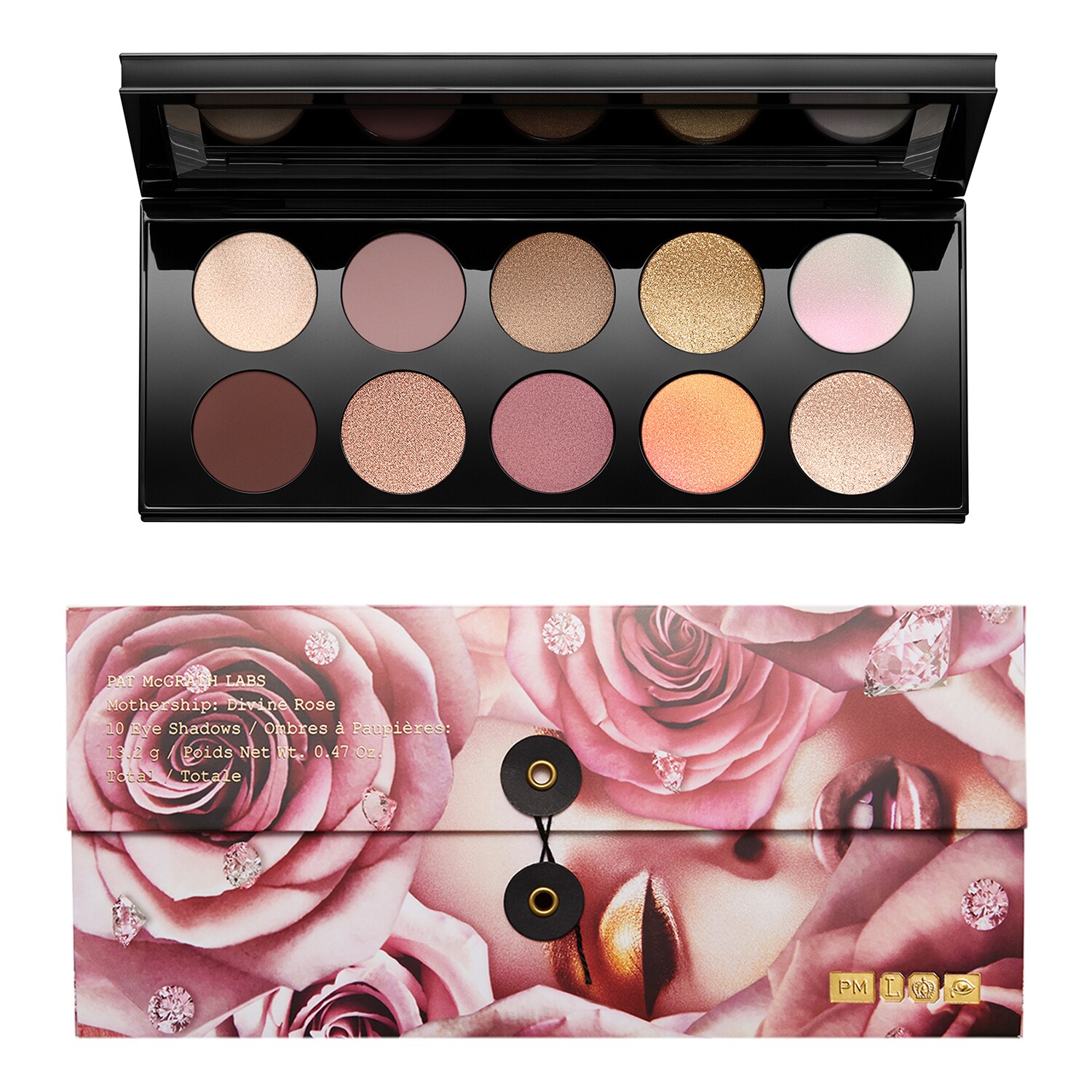 Pat Mcgrath Labs - Mothership Vii Eyeshadow Palette Divine Rose - Paleta Cieni Do Powiek - P.macgrath Eyeshadow Pal Eyes Rosed - Dla Kobiet